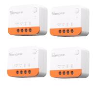 SONOFF ZBMINIL2 ZigBee Smart Switch (No Neutral Wire Required), 6A/1440W, 2 Way Smart Switch, Compatible with Alexa, Google Home, Home Assistant, ZigBee 3.0 Gateway Hub Required (4 Pack)