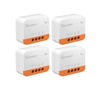 SONOFF ZBMINIL2 ZigBee Smart Switch (No Neutral Wire Required), 6A/1440W, 2 Way Smart Switch, Compatible with Alexa, Google Home, Home Assistant, ZigBee 3.0 Gateway Hub Required (4 Pack)