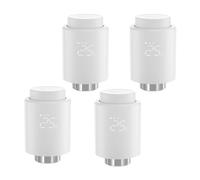 SONOFF Zigbee Thermostatic Radiator Valve,Add-On Smart Radiator Valve for Smart Home Control, Easy Installation, Save Heating Costs,Works with Alexa, Google Home, TRVZB, 4 Pack