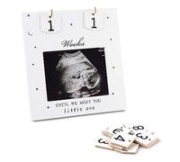 Sonogram Picture Frame, Baby Sonogram Photo Frame Ultrasound Picture Frame Baby Scan Photo Frames Countdown Weeks Pregnancy Announcement Picture Frames Meet Your Baby Decor