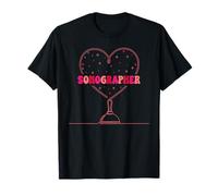 Sonographer Heart Cardiac Ultrasound Tech T-Shirt