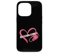 Sonographer Heart Ultrasound Medical Imaging Technician Case for iPhone 13 Pro