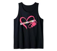 Sonographer Heart Ultrasound Medical Imaging Technician Tank Top