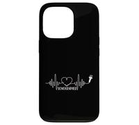 Sonographer Heartbeat Line Ultrasound Medical Imaging Case for iPhone 13 Pro