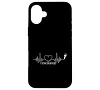 Sonographer Heartbeat Line Ultrasound Medical Imaging Case for iPhone 16 Plus