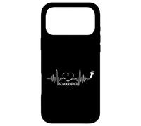 Sonographer Heartbeat Line Ultrasound Medical Imaging Case for iPhone 17 Pro Max