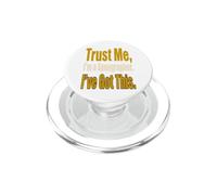 Sonographer Humor Trust Me I’m On Medical Tech PopSockets PopGrip for MagSafe