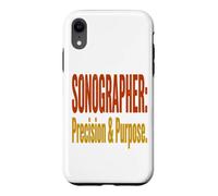 Sonographer Precision Humor Medical Imaging Professional Case for iPhone XR