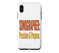 Sonographer Precision Humor Medical Imaging Professional Case for iPhone XS Max