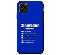 Sonographer Q & A T-Shirt Case for iPhone 11 Pro Max