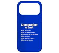 Sonographer Q & A T-Shirt Case for iPhone 17 Pro Max