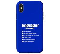 Sonographer Q & A T-Shirt Case for iPhone X/XS