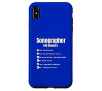 Sonographer Q & A T-Shirt Case for iPhone XS Max