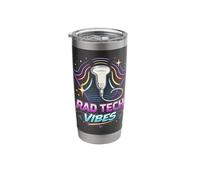 Sonographer Ultrasound Tech 80's Retro Radiology Vibes Stainless Steel Insulated Tumbler
