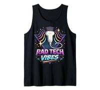 Sonographer Ultrasound Tech 80's Retro Radiology Vibes Tank Top