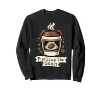 Sonographer Ultrasound Tech Fueling The Scan Coffee Caffeine Sweatshirt