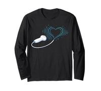 Sonographer Ultrasound Tech Heart Probe Love Scanner Long Sleeve T-Shirt