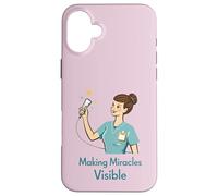 Sonographer Ultrasound Tech Make Those Miracles Visible Case for iPhone 16 Plus