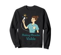 Sonographer Ultrasound Tech Make Those Miracles Visible Sweatshirt
