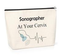 Sonographer Ultrasound Technician Gifts Makeup Bag Sonographer Appreciation Gift Radiologist Tech Gift Sonographer Radiologist Student Graduation Birthday Presents Travel Cosmetic Pouch