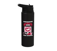Sonography Ultrasound Tech Sonographer Stainless Steel Insulated Water Bottle