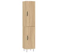 (sonoma oak, 1 door) vidaXL Highboard Sideboard Storage Cabinet Home Side Cabinet Engineered Wood