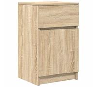 (sonoma oak, 1 pcs) vidaXL Bedside Cabinet Grey Sonoma 39x35x65 cm Engineered Wood bedside table