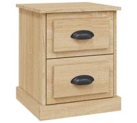 Vidaxl Bedside Cabinet Sonoma Oak 39X39X47.5 Cm Engineered Wood, Brown