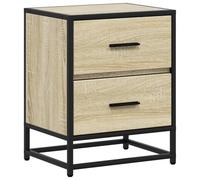(sonoma oak, 1 pcs) vidaXL Bedside Cabinets Nightstand Bed Table Engineered Wood