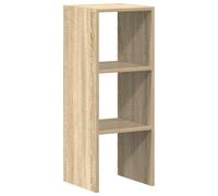 (sonoma oak, 1 pcs) vidaXL Bookcases Stackable Bookshelf Storage Shelf Book Stand Engineered Wood