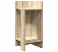 (sonoma oak, 1 pcs) vidaXL Side Tables with Shelf Hallway Tea End Table Centre Accent Sofa Table