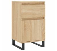 (sonoma oak, 1 pcs) vidaXL Sideboards Storage Cabinet Cupboard 2 pcs Smoked Oak Engineered Wood