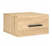 Wall-mounted Bedside Cabinets Side Cabinet Bedside Table Nightstand vidaXL