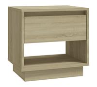 vidaXL Bedside Cabinet Sonoma Oak 45x34x44 cm Engineered Wood