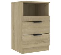 vidaXL Bedside Cabinet Sonoma Oak Engineered Wood