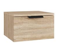 Vidaxl Wall-Mounted Bedside Cabinet Sonoma Oak 34X30X20 Cm