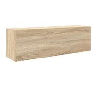 (sonoma oak, 100 x 25 x 30 cm) vidaXL Bathroom Wall Cabinet Hanging Wall Storage Cupboard Engineered Wood