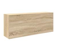 vidaXL Bathroom Wall Cabinet Sonoma Oak 100x25x40 cm Engineered Wood