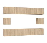 vidaXL TV Cabinet 100x40x45 cm Teak Wood, Brown