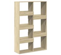 (sonoma oak, 100 x 33 x 155.5 cm) vidaXL Book Cabinet/Room Divider Bookcase Storage Cabinet Bookshelf Old Wood