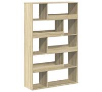 (sonoma oak, 100 x 33 x 156.5 cm) vidaXL Room Divider Privacy Screen Room Partition Bookcase Engineered Wood