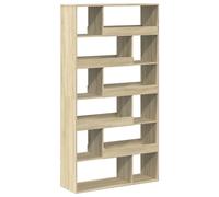 (sonoma oak, 100 x 33 x 187.5 cm) vidaXL Room Divider Privacy Screen Room Partition Bookcase Engineered Wood