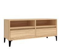 (sonoma oak, 100 x 34.5 x 44.5 cm) vidaXL TV Cabinet TV Unit Storage Cabinet Media Unit Cupboard Engineered Wood
