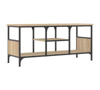 vidaXL TV Cabinet Sonoma Oak 100x35x45 cm Engineered Wood&Iron