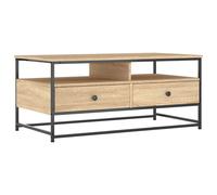 (sonoma oak, 100 x 51 x 45 cm) vidaXL Coffee Table Living Room Tea Side Table Sofa Table Engineered Wood
