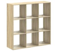 (sonoma oak, 102 x 32 x 102 cm) vidaXL Bookcase Bookshelf Book Rack Storage Cabinet Engineered Wood