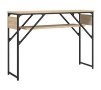 (sonoma oak, 105 x 30 x 75 cm) vidaXL Console Table with Shelf Hallway Side Table End Table Engineered Wood