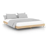 Bed Frame Bedroom Platform Bed Frame Bedstead Bed Base Engineered Wood vidaXL