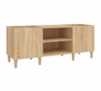 (sonoma oak, 121 x 38 x 48 cm) vidaXL Record Cabinet Office Vinyl Storage Cabinet Sideboard Engineered Wood
