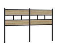 Replace Headboard Sonoma Oak 135 cm Iron and Engineered Wood